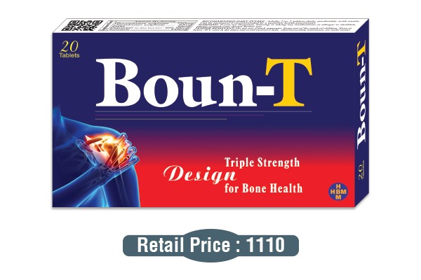 Boun-T Triple-Strength Bone Health Tablets – 20 Count